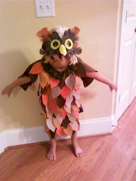 diy owl costume adults|More.